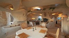 flintstone, bydlení, interiér, kámen, exteriér
