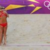 Osmifinále českých beach volejbalistek Kristýny Kolocové a Markéty Slukové proti Brazilkám