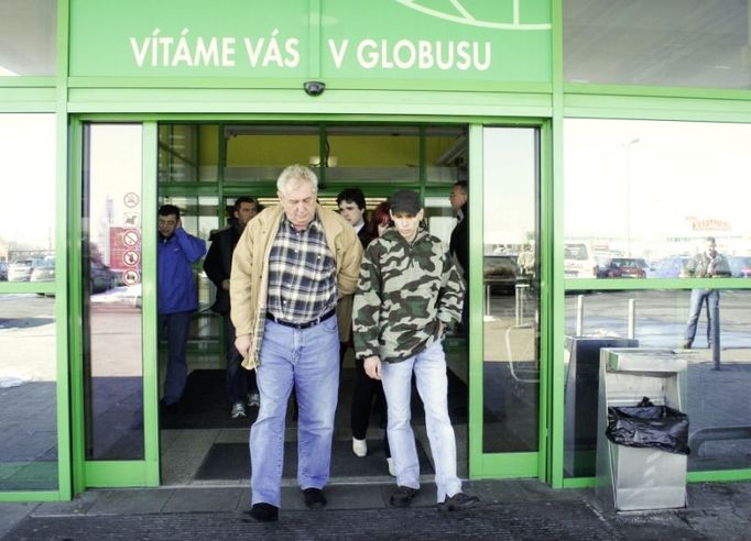 Miloš Zeman na cestě za voliči Ústeckého kraje