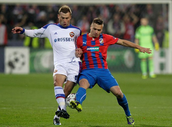 LM, Plzeň - CSKA Moskva: Stanislav Tecl - Alexej Berezuckij,