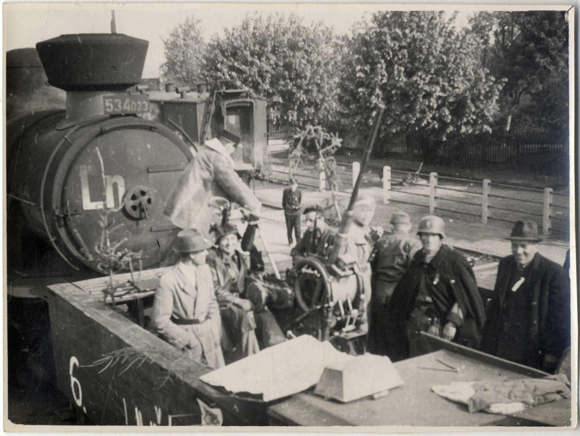 Pražské povstání obrněné vlaky