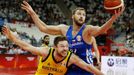 Martin Kříž a Matthew Dellavedova ve čtvrtfinále MS Česko  - Austrálie na MS 2019