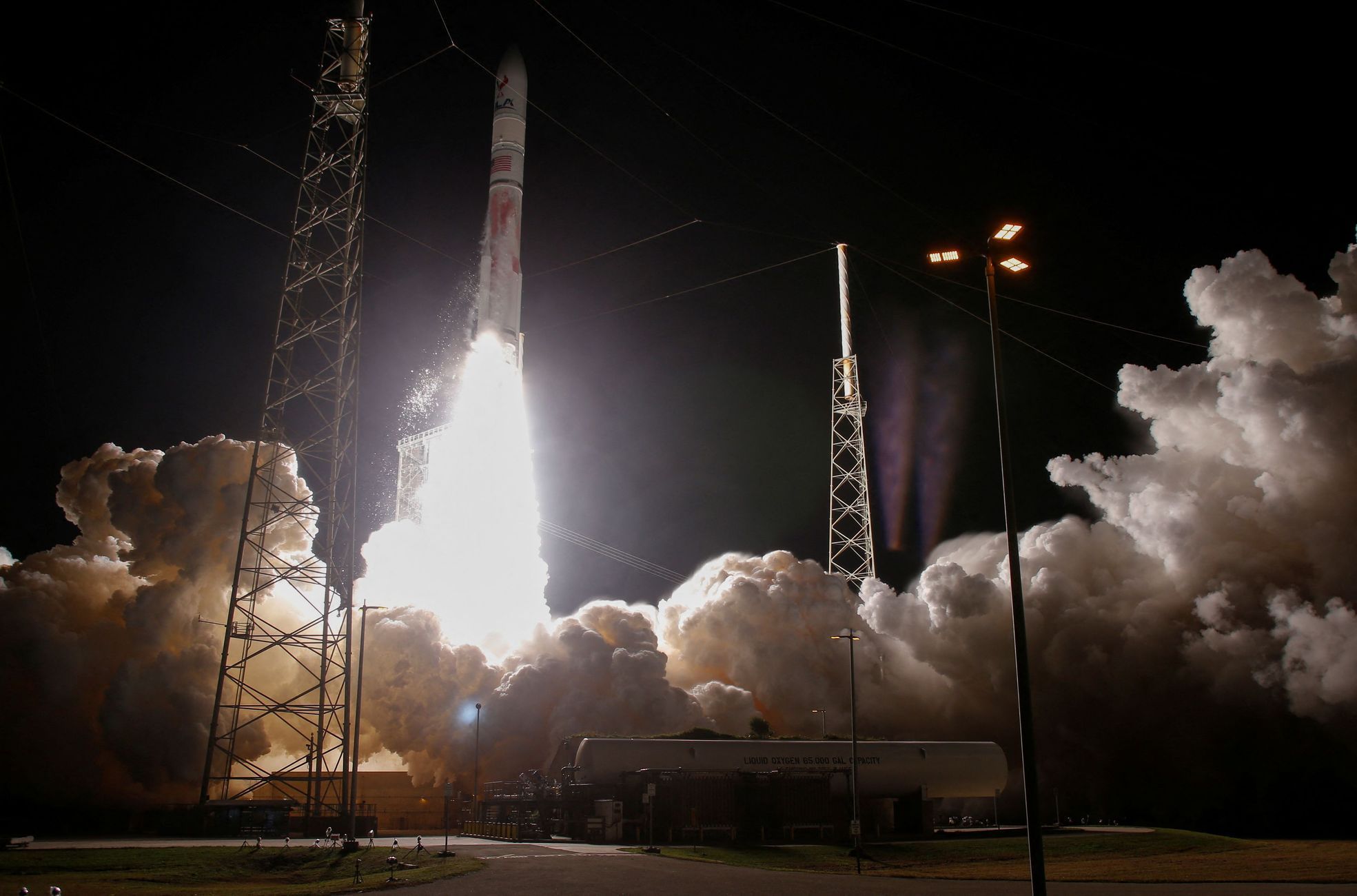 Raketa Vulcan odstartovala na svůj debutový let z Floridy