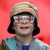 Malý anglický fanoušek na zápase Česko - Anglie na ME 2020