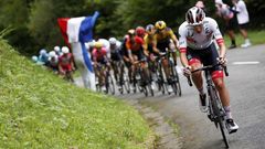 Slovinský cyklista Tadej Pogačar na Tour de France 2020