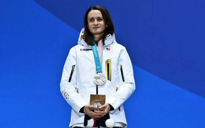 Martina Sáblíková se stříbrnou medailí ze závodu na 5000 m na ZOH 2018