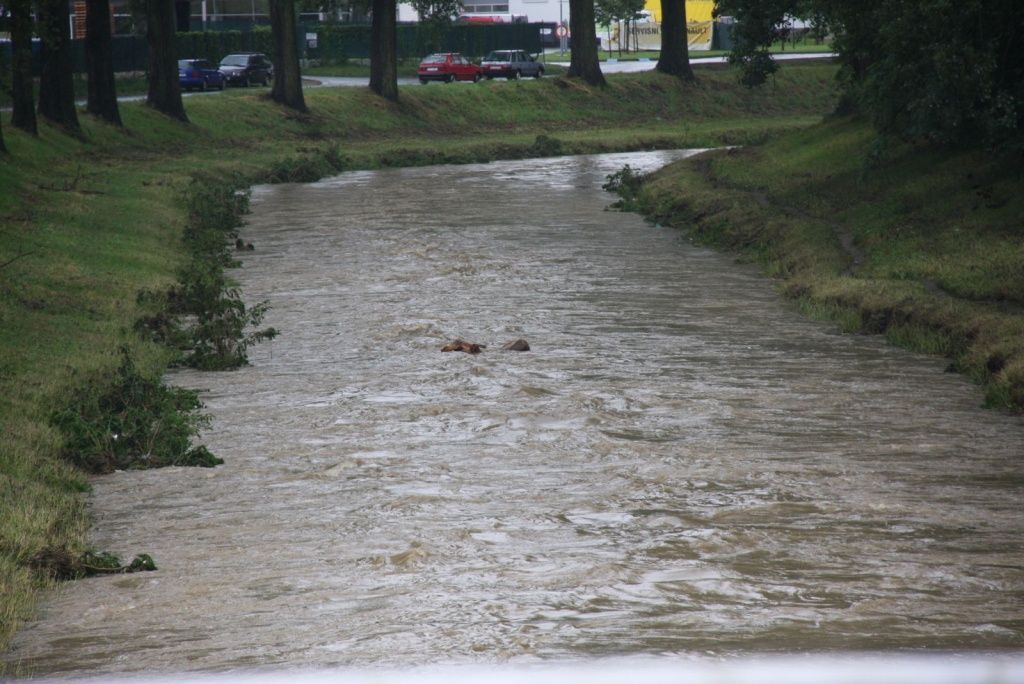 Záplavy - Zlínský kraj - Zlín