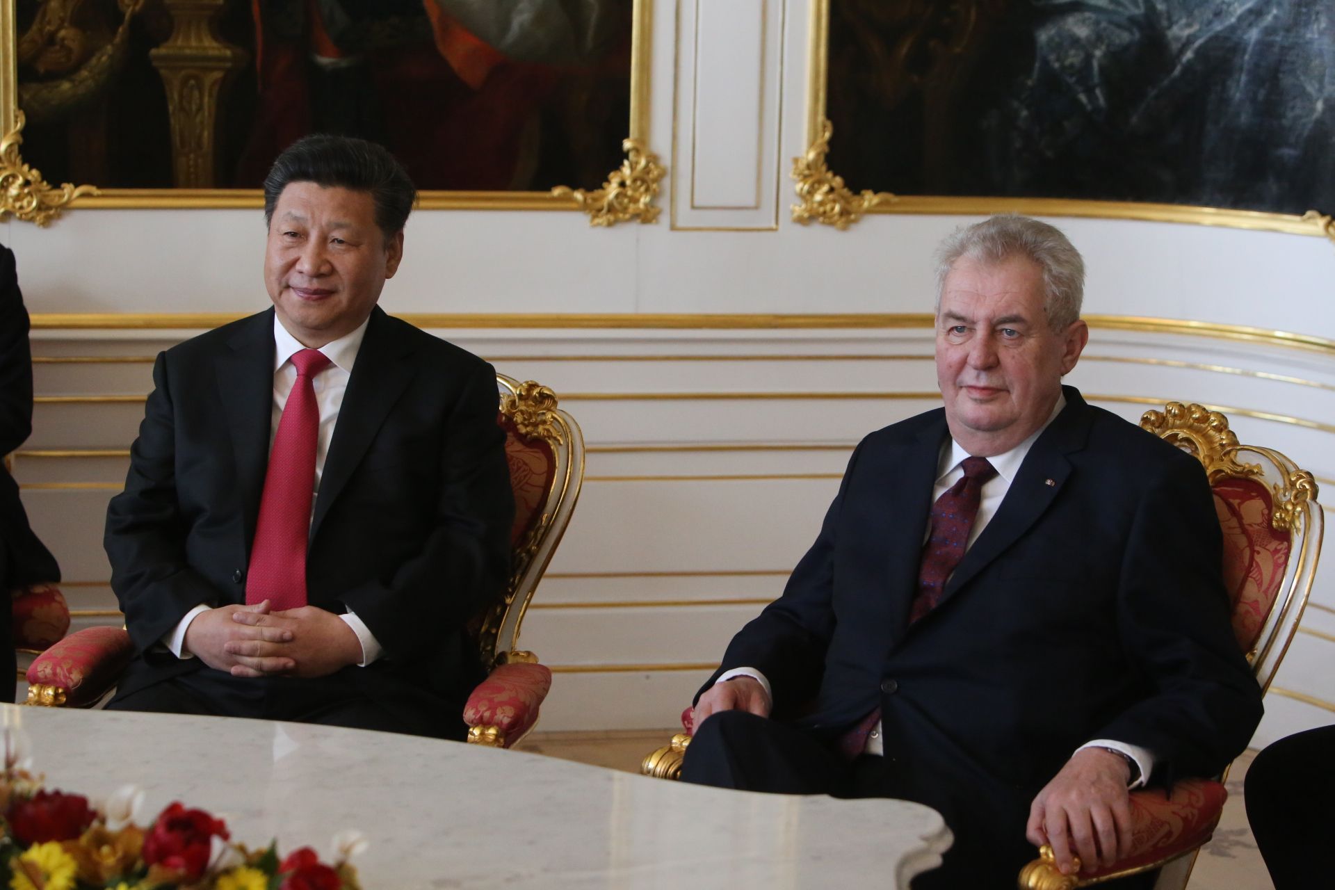Čínský prezident v Praze