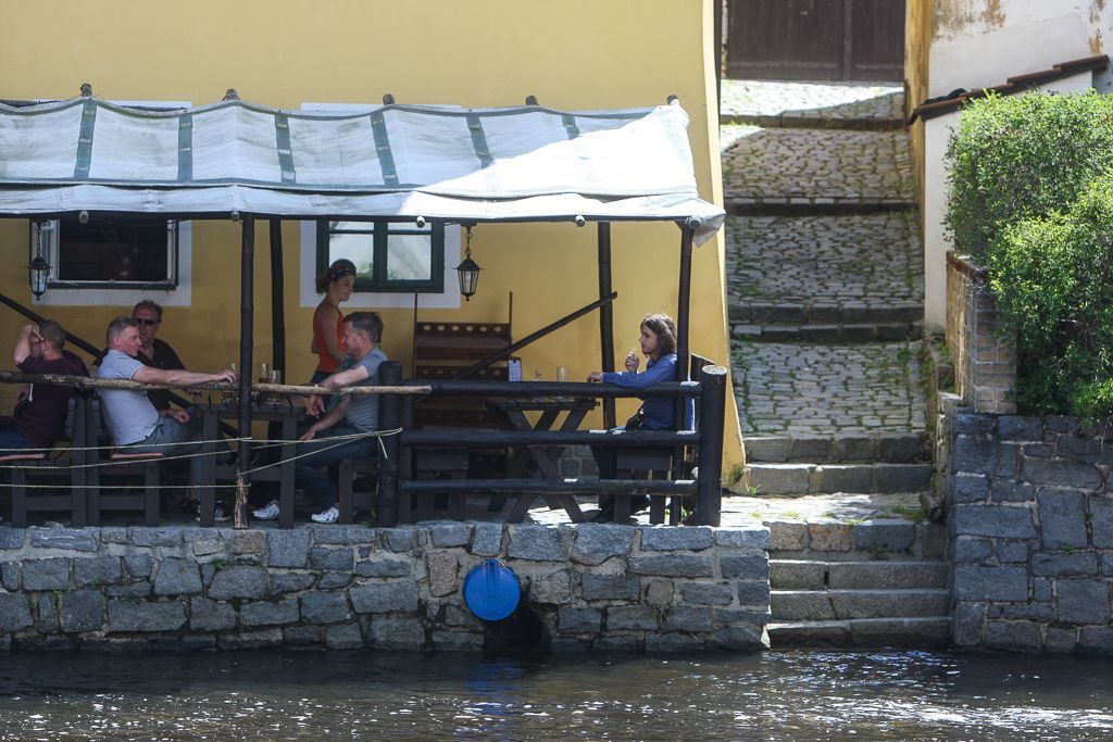 Český Krumlov po povodních