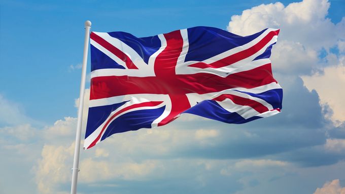 Velká Británie, vlajka, ilustrační foto