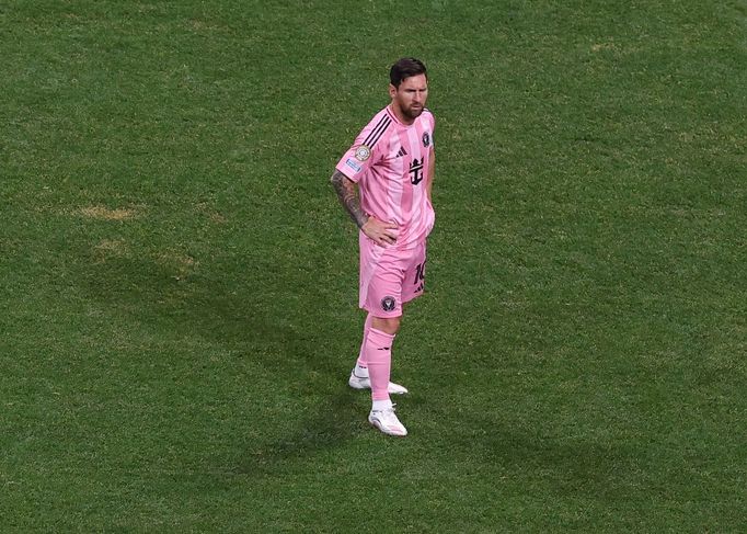 Lionel Messi v osmifinále MS klubů PSG - Inter Miami