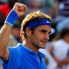 Roger Federer na tenisovém US Open
