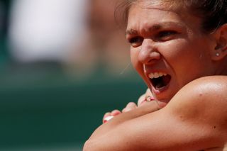 Simona Halepová ve čtvrtfinále French Open 2017