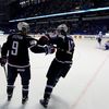 MS hokej: USA - Derek Stepan a Blake Wheeler (radost)