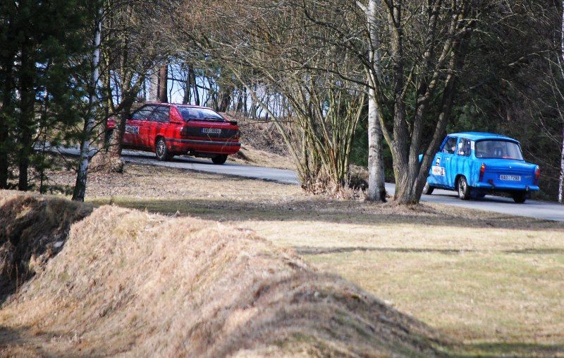 Zimní veteránská rally na Kokořínsku