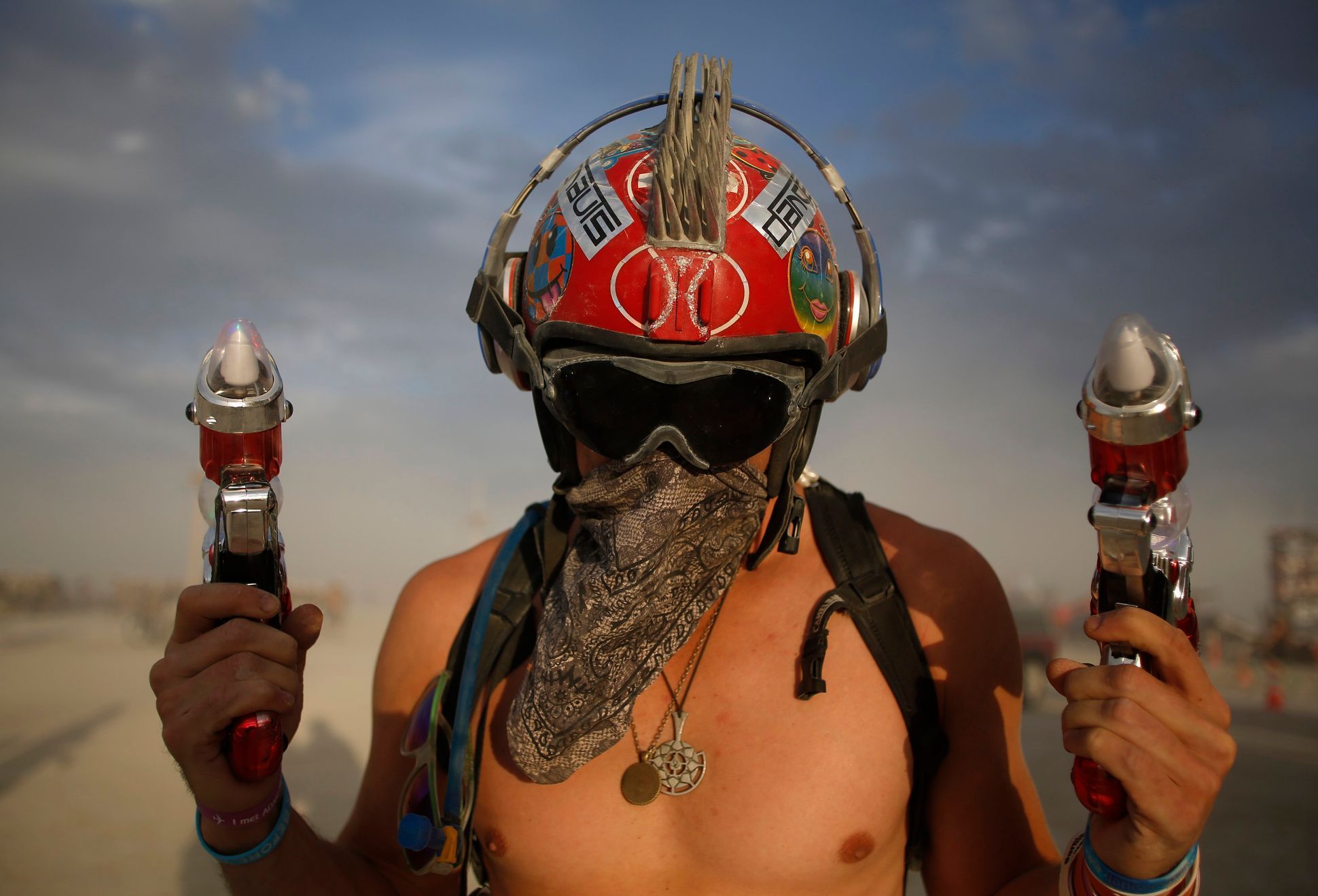 Dillon Bracken attends the Burning Man 2014 &quot;Caravansary&quot; arts and music festival in the Black Rock Desert of Nevada