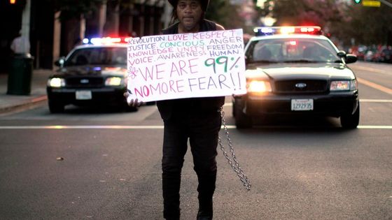 Tvůj čas nadešel, miliardáři z Wall Street. Americké protesty sílí