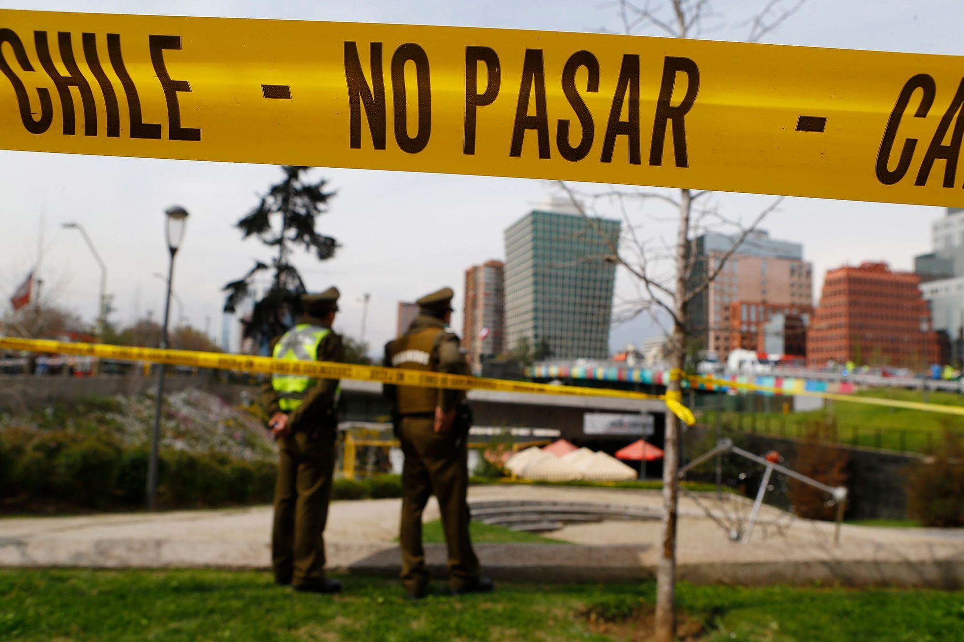 Chile - výbuch v Santiagu