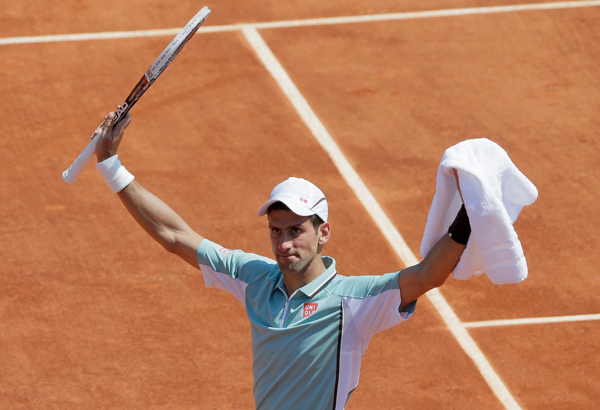 Novak Djokovič v semifinále French Open 2013