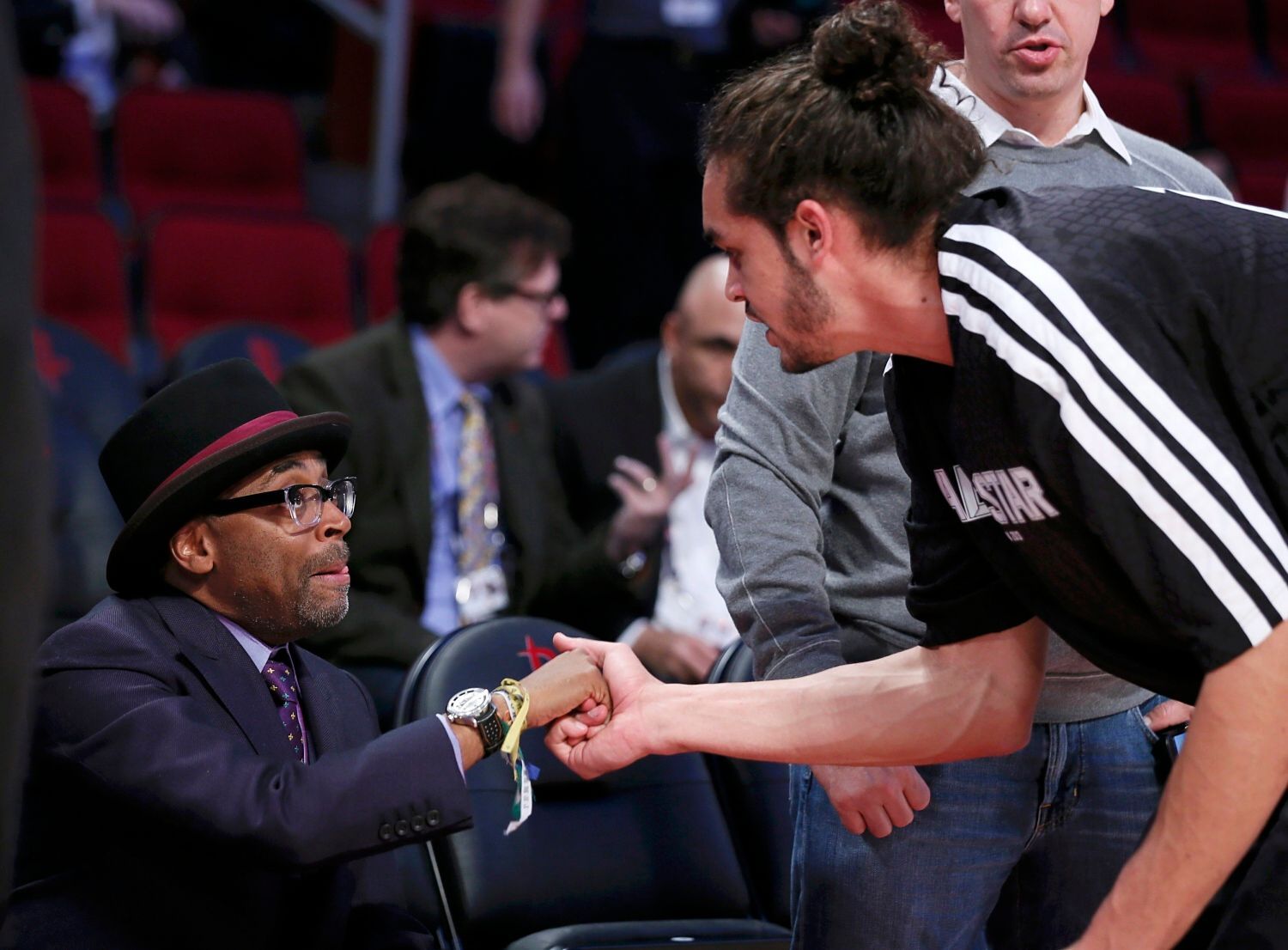 2013 NBA All-Star game: Spike Lee a Joakim Noah