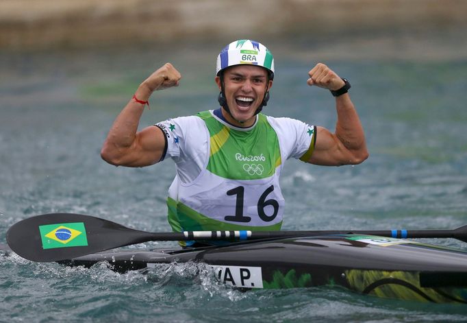 OH 2016, vodní slalom K1: Pedro Da Silva (BRA)