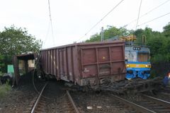 V Ostravě vykolejil nákladní vlak, škoda je 5,6 milionu