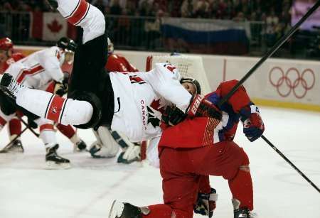 Rusko - Kanada: Kasparaitis a Gagne