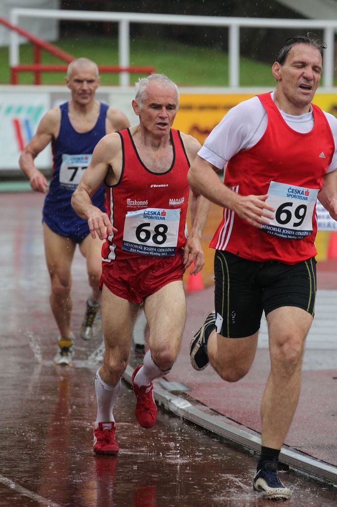 Atletka, Memoriál Josefa Odložila 2013: běh na 1500 m, veteráni