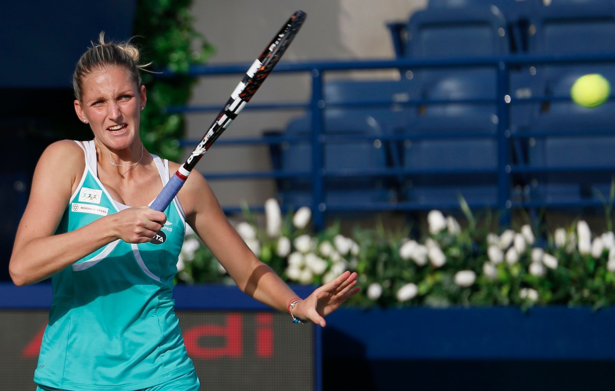 Karolína Plíšková na turnaji v Dubaji 2015