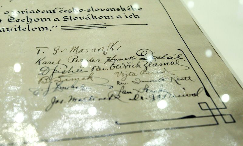 Pittsburská dohoda na výstavě v Senátu