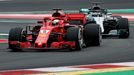 Testy F1 2017, Barcelona I: Sebastian Vettel, Ferrari a Valtteri Bottas, Mercedes