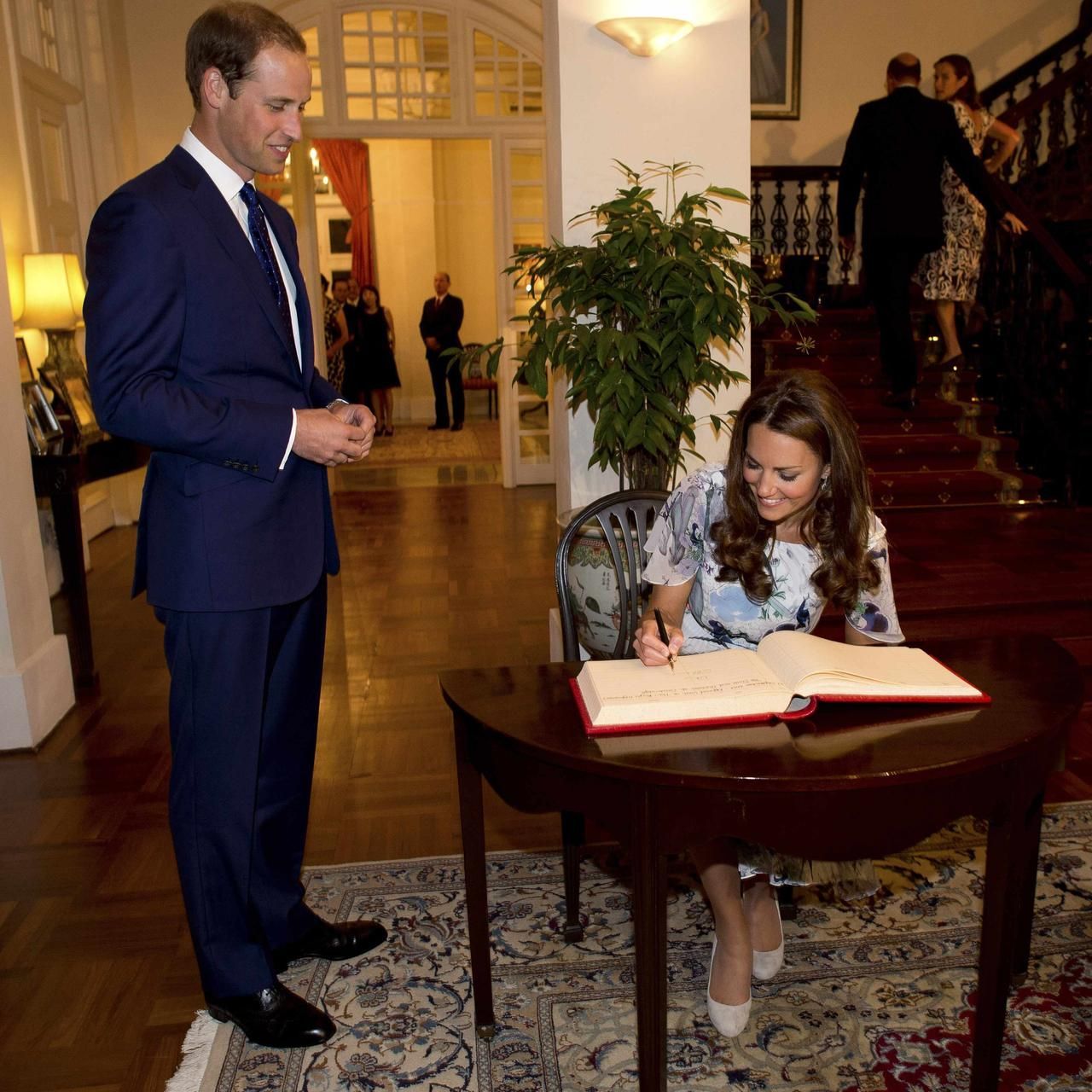 Kate a William na výletě v Singapuru