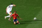 Německo - Španělsko 0:1. Španělé jdou do vedení, Olmo pálil po přihrávce Yamala