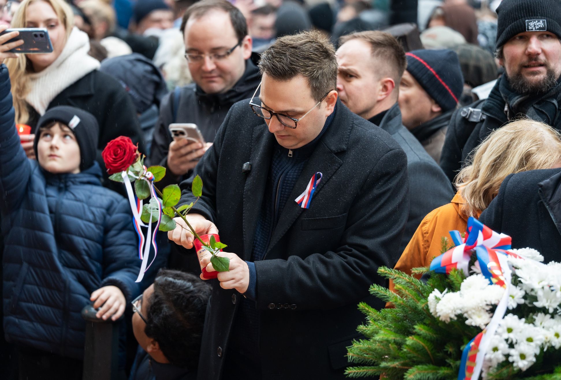 Národní třída, 17. listopad, Praha, státní svátek