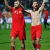 Čeští fotbalisté slaví vítězství