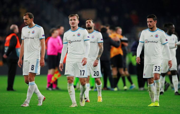 Soccer Football - Europa League - Group L - Wolverhampton Wanderers v Slovan Bratislava - Molineux Stadium, Wolverhampton, Britain - November 7, 2019  Slovan Bratislava's