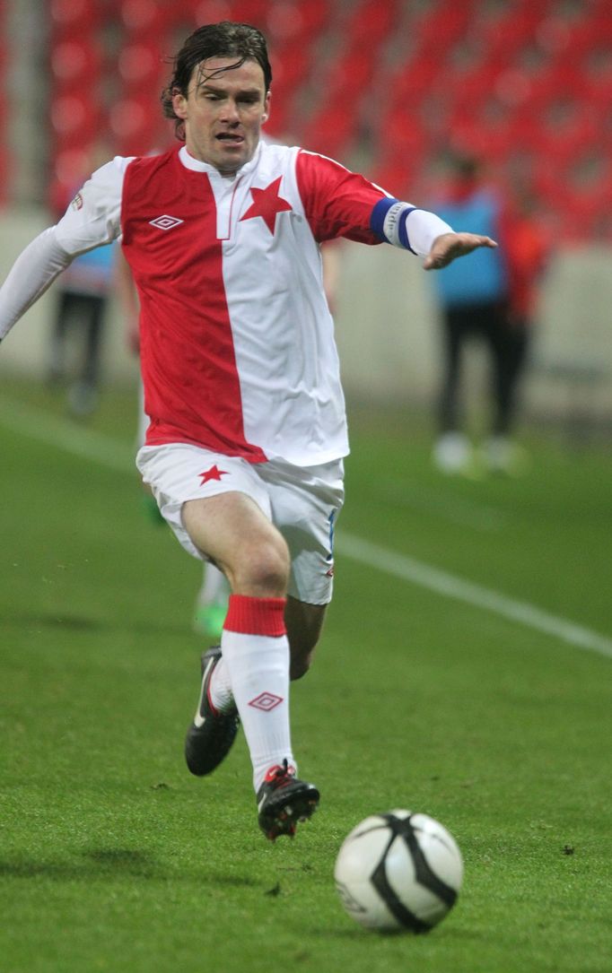 Fotbal, Gambrinus liga, Slavia - Dukla: Karol Kisel