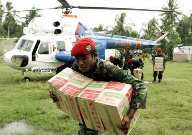 Indonésie Jáva pomoc