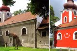 Proměna gotického kostela sv. Petra a Pavla z 14. století na okraji městyse Úsobí v Havlíčkově Brodě.