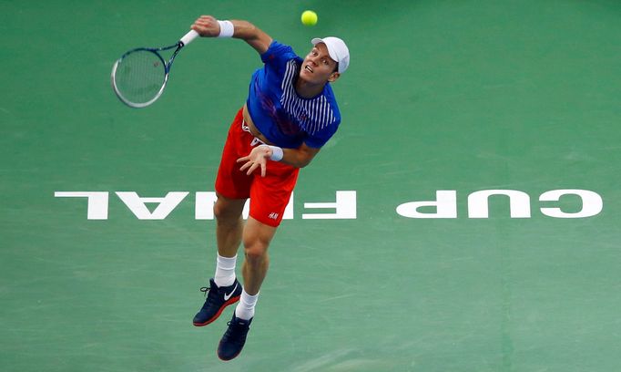 Davis Cup, finále Srbsko-ČR: Tomáš Berdych