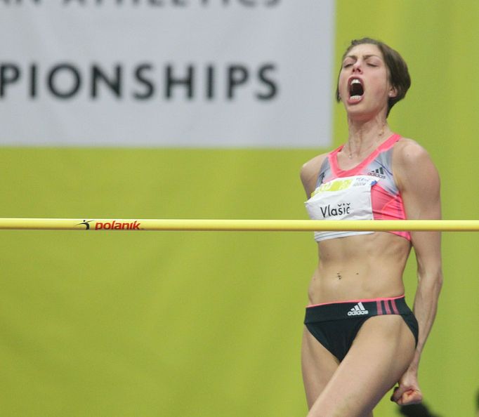 Praha Indoor 2014: Blanka Vlašičová (skok vysoký)