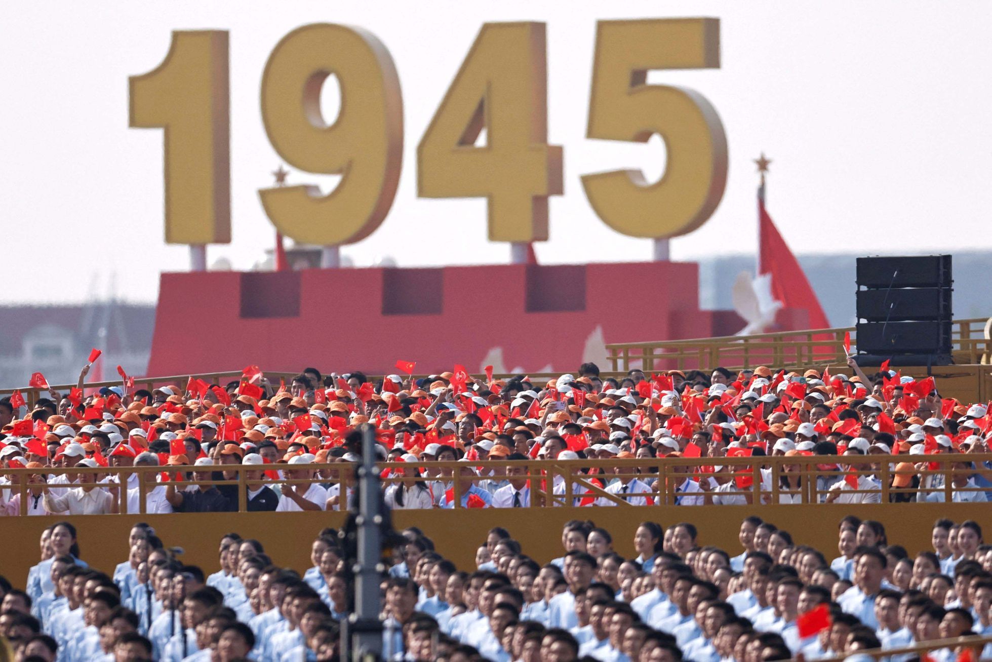 Čína, vojenská přehlídka, Peking. 80. let, 2. světová válka, Putin, Xi, Kim