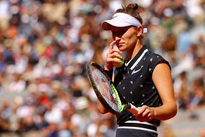 Markéta Vondroušová ve finále French Open 2019