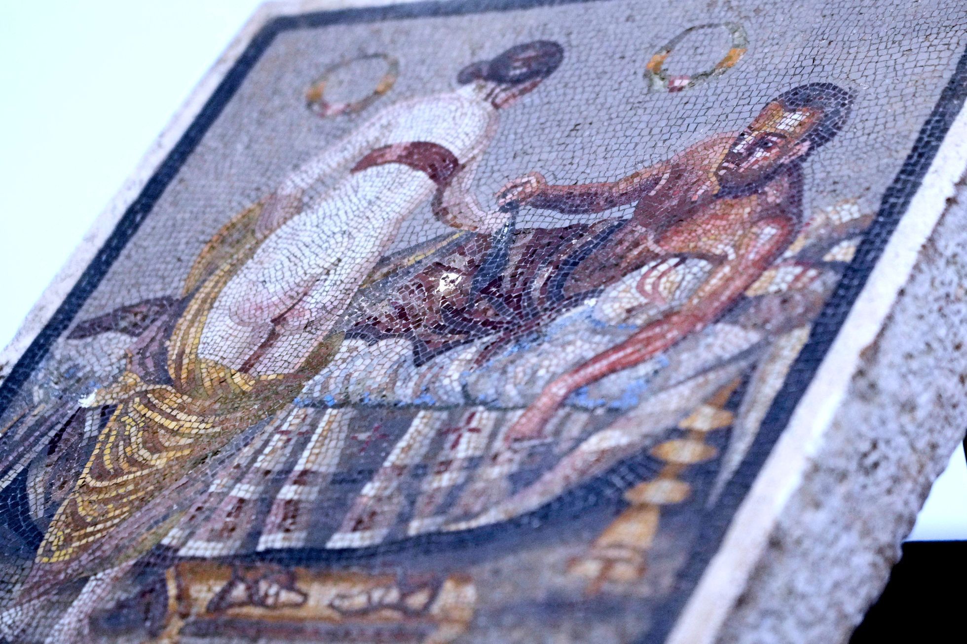Pompeje, Itálie, mozaika, erotika, návrat, Německo, loupež