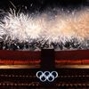 Slavnostní zahájení ZOH 2022 v Pekingu: ohňostroj