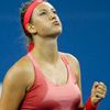 Viktoria Azarenková na tenisovém US Open 2013