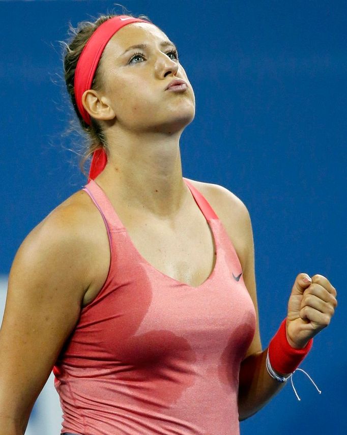 Viktoria Azarenková na tenisovém US Open 2013