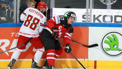 MS 2015, Kanada-Bělorusko: Sidney Crosby - Jevgenij Kovyršin