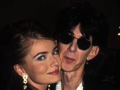 Ric Ocasek s Pavlínou Pořízkovou v roce 1990.