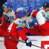 Češi slaví gól v semifinále MS 2024 Česko - Švédsko